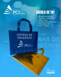 Sacola de TNT Metalizado